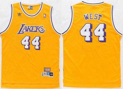 Los Angeles Lakers #44 Jerry West Gold Throwback Stitched NBA Jersey,We sell and wholesale Los Angeles Lakers #44 Jerry West Gold Throwback Stitched NBA Jersey on line form chian!
